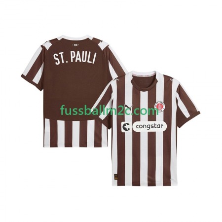 Fußballtrikots St. Pauli Heim Trikotsatz 2025-2026